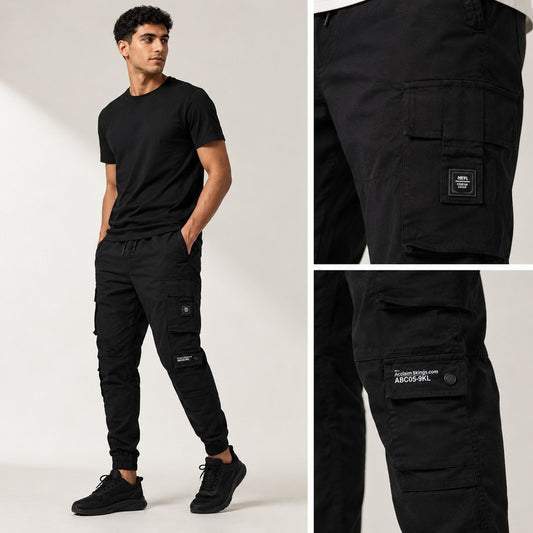 Versace Men’s Multi-Pocket Cargo Jogger Pants