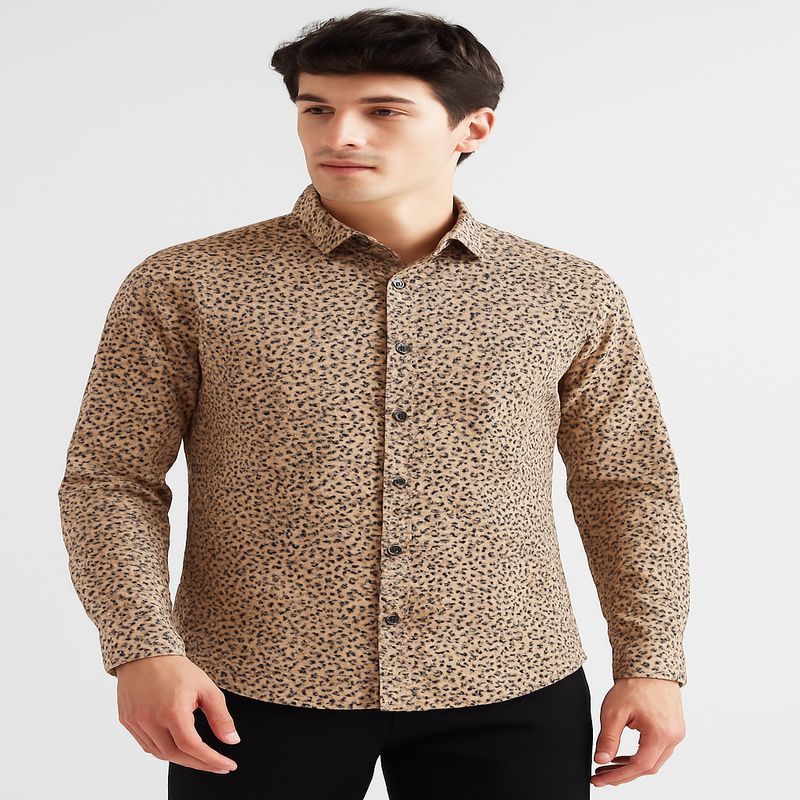 Diesel Cotton Lycra Printed Shirt