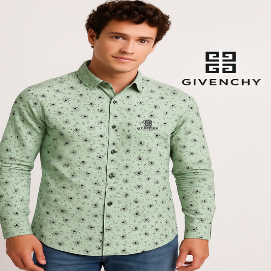 Givenchy Cotton Lycra Printed Shirt