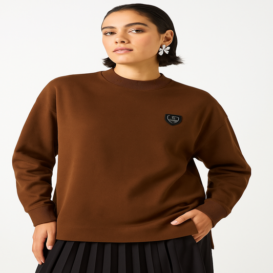 Philipp Plein 100% Cotton Women’s Oversized Sweatshirt