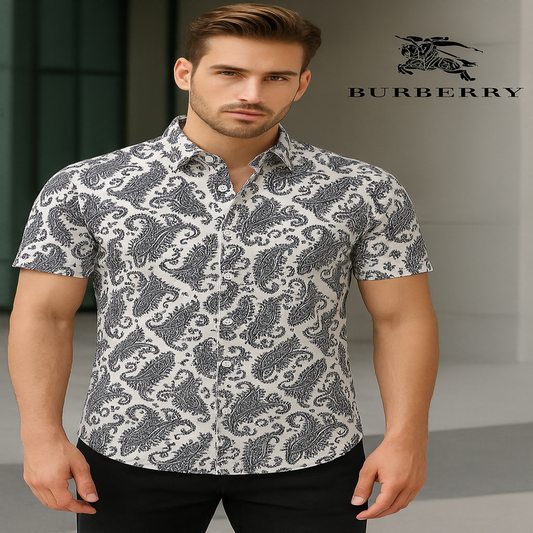 Burberry Classic Paisley Print Shirt – Luxury & Elegant Design