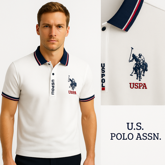 U.S. Polo Assn. Taupe Fit Polo Shirt