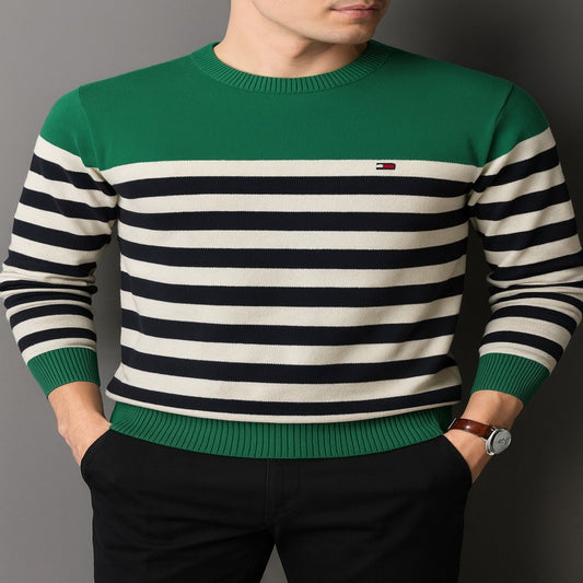 Tommy Classic Striped Knit Sweater