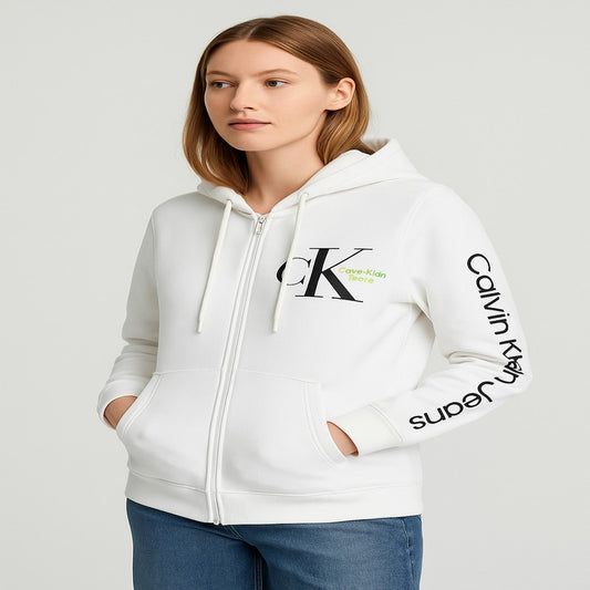 Calvin Klein Classic Cotton Zip Sweatshirt