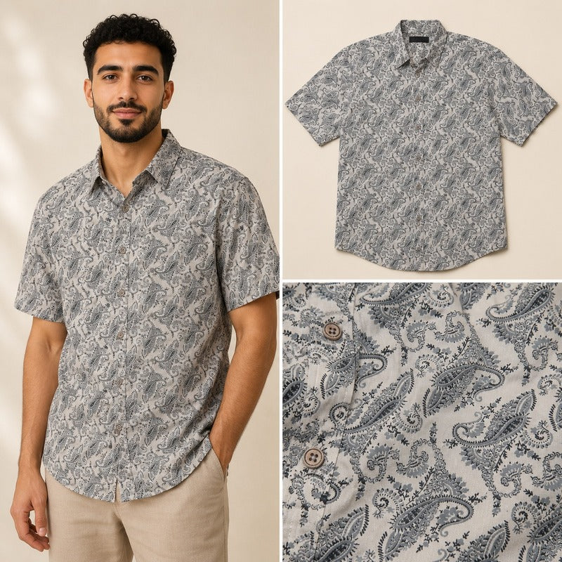Burberry Classic Paisley Print Shirt – Luxury & Elegant Design