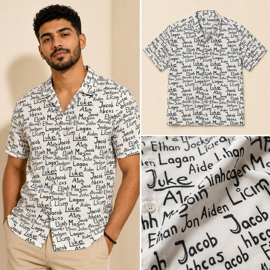 YANKEES White Name Print Shirt – Bold Youthful Style