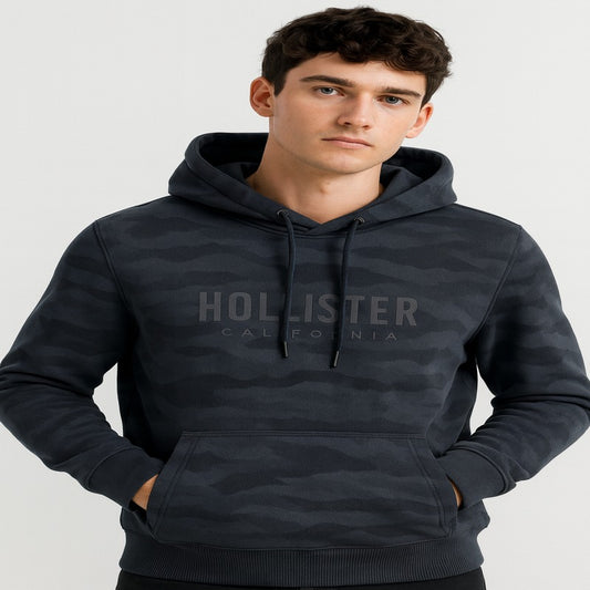 Hollister California Patterned Hoodie