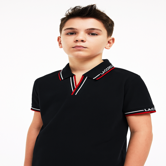 Lacoste Polo Shirt with Embroidered Logo – Modern Youth Style