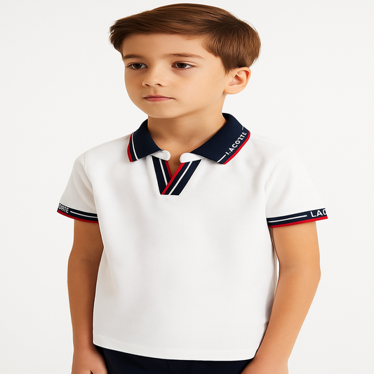 Lacoste Polo Shirt with Embroidered Logo – Modern Youth Style