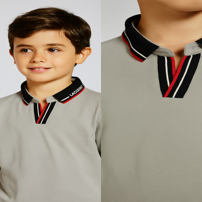 Lacoste Polo Shirt with Embroidered Logo – Modern Youth Style
