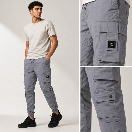 Versace Men’s Multi-Pocket Cargo Jogger Pants