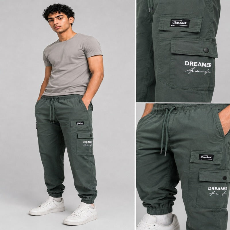 Dior Men’s Multi-Pocket Cargo Jogger Pants