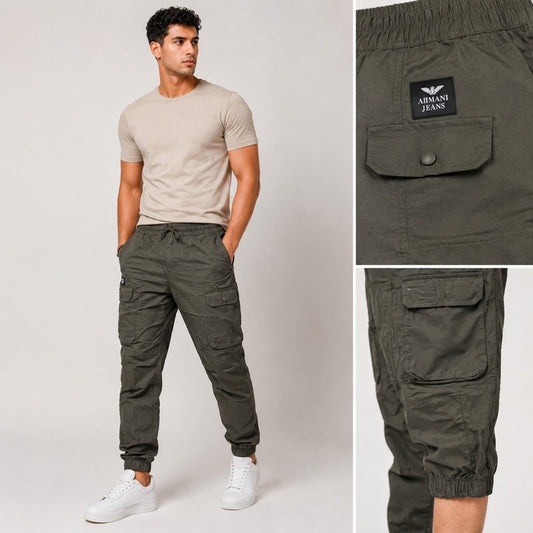 Armani Men’s Cargo Jogger Pants