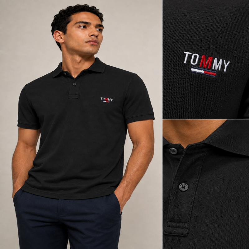 Tommy Hilfiger Men’s Embroidered Logo Polo Shirt