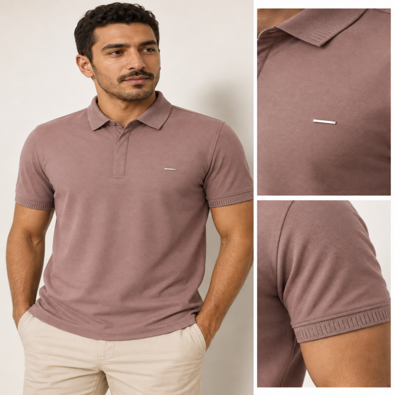 Loewe Men’s Minimal Logo Polo Shirt