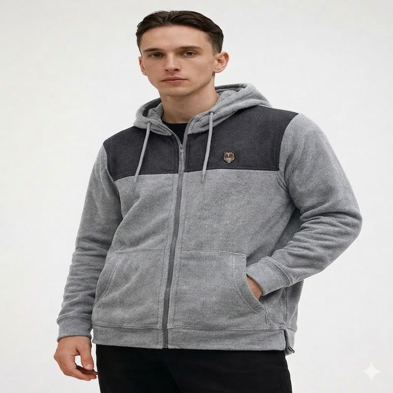 Dior Two-Tone Owl Zip Hoodie