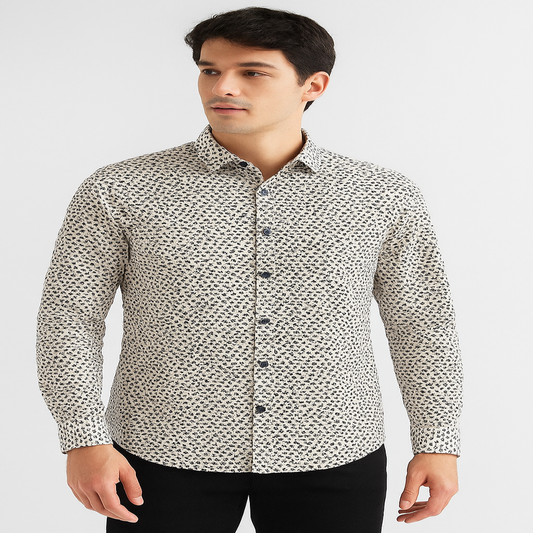Diesel Cotton Lycra Printed Shirt