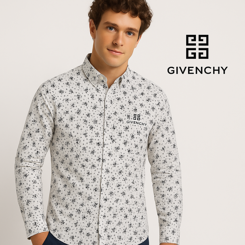 Givenchy Cotton Lycra Printed Shirt