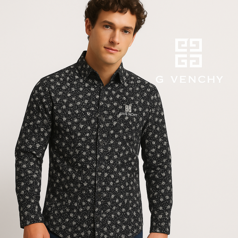 Givenchy Cotton Lycra Printed Shirt