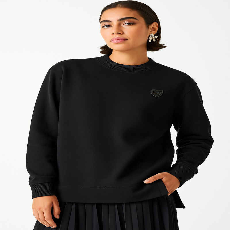 Philipp Plein 100% Cotton Women’s Oversized Sweatshirt