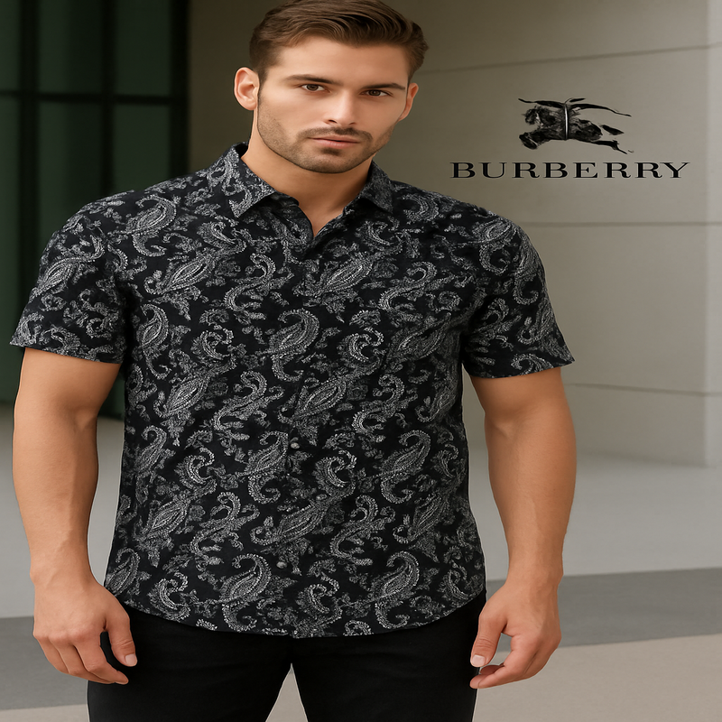 Burberry Classic Paisley Print Shirt – Luxury & Elegant Design