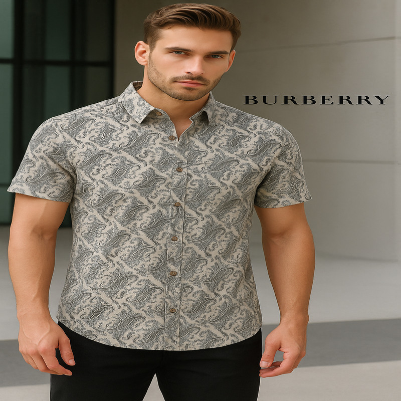 Burberry Classic Paisley Print Shirt – Luxury & Elegant Design