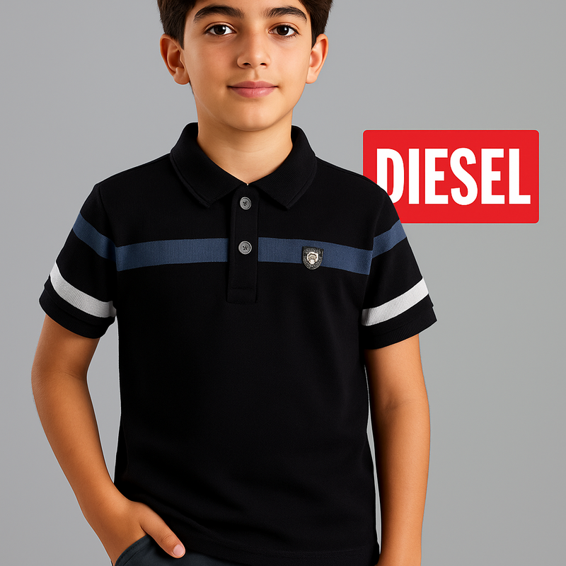 Diesel Striped Polo Shirt