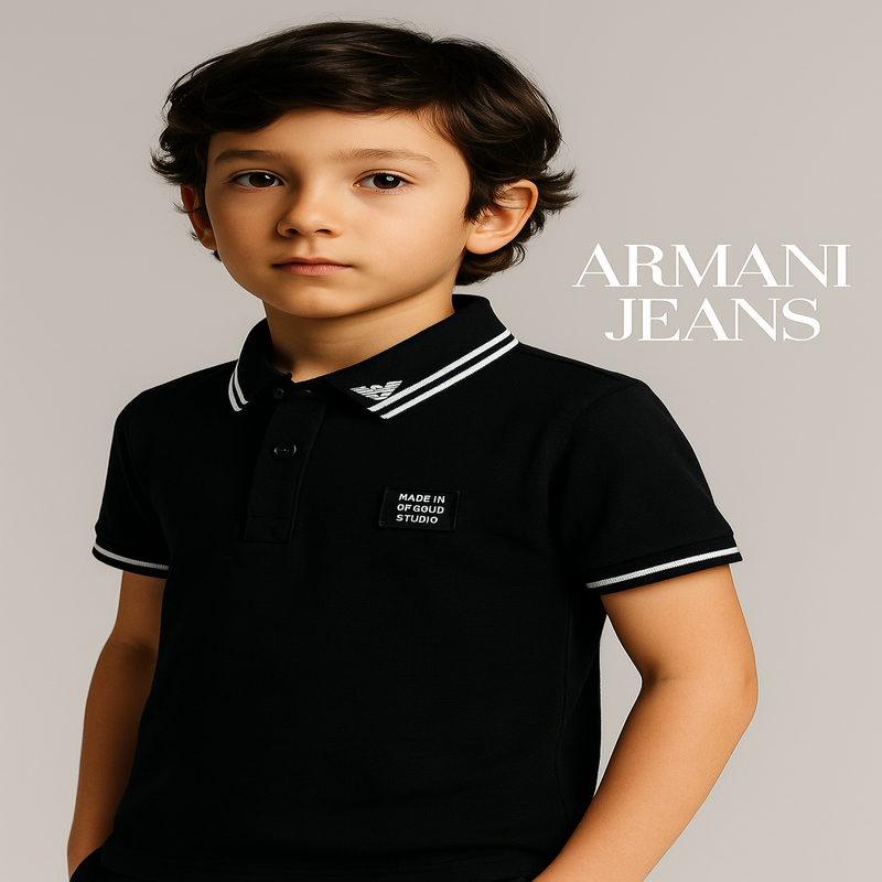 Kids Armani Jeans Polo Shirt