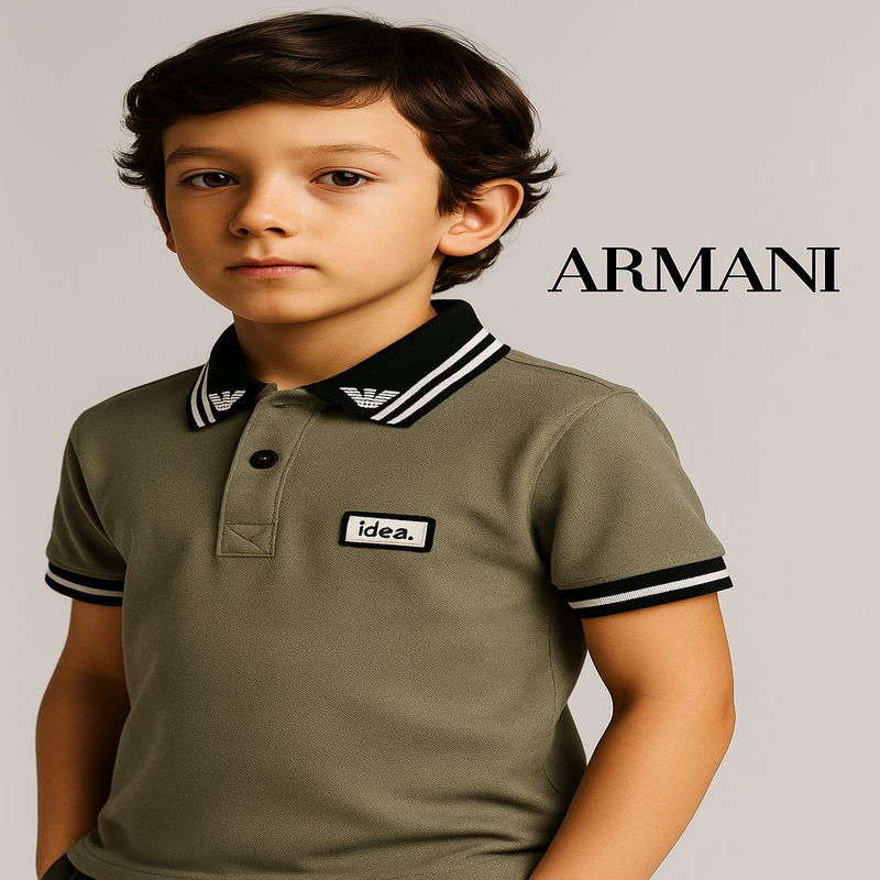 Kids Armani Jeans Polo Shirt
