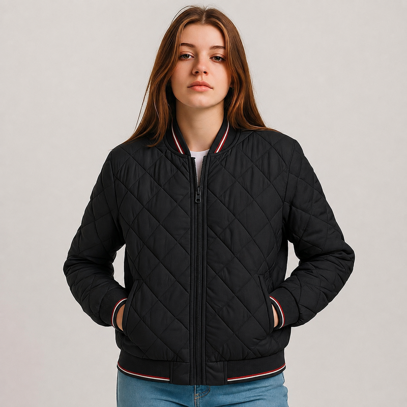 Tommy Urban Double-Face Quilted Bomber Jacket