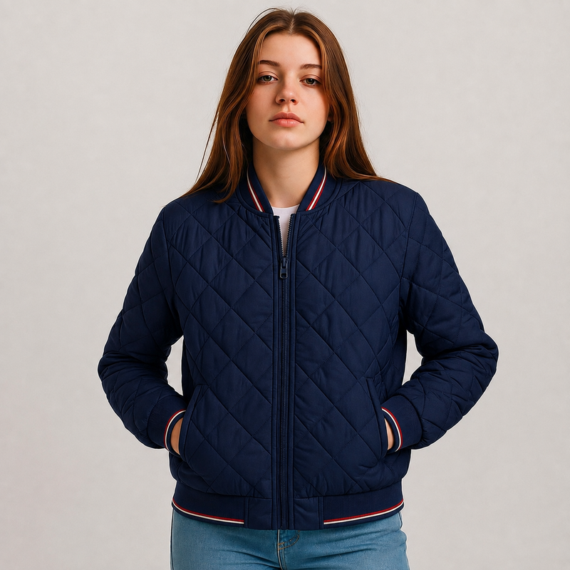 Tommy Urban Double-Face Quilted Bomber Jacket