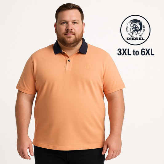 Diesel Big Size 3XL to 6XL polo T-shirt