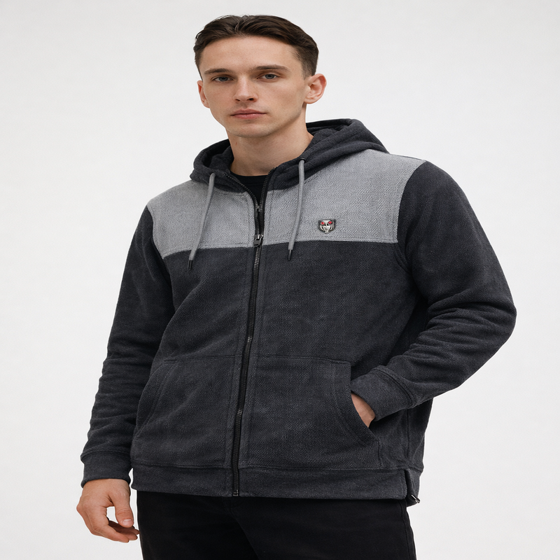 Dior Two-Tone Owl Zip Hoodie