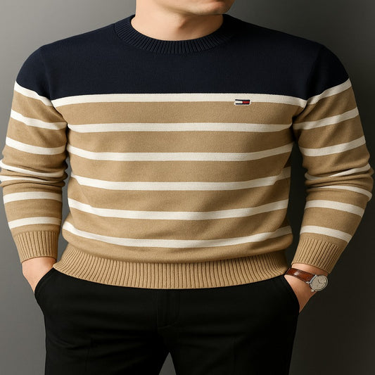 Tommy Classic Striped Knit Sweater