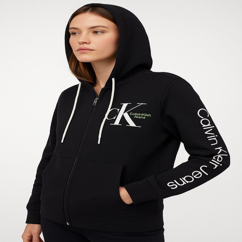 Calvin Klein Classic Cotton Zip Sweatshirt