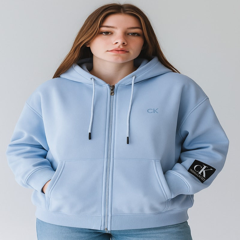 Calvin Klein Signature Cotton Zip Hoodie