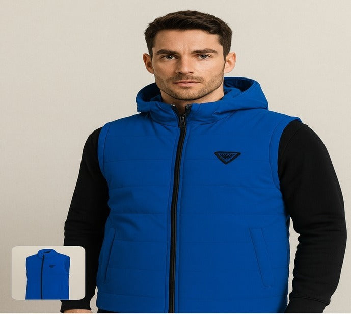 Prada Greyline Puffer Vest