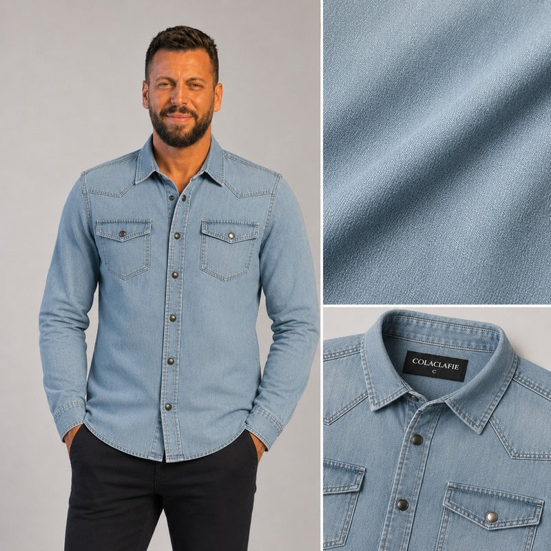 Givenchy Classic Men’s Denim Shirt