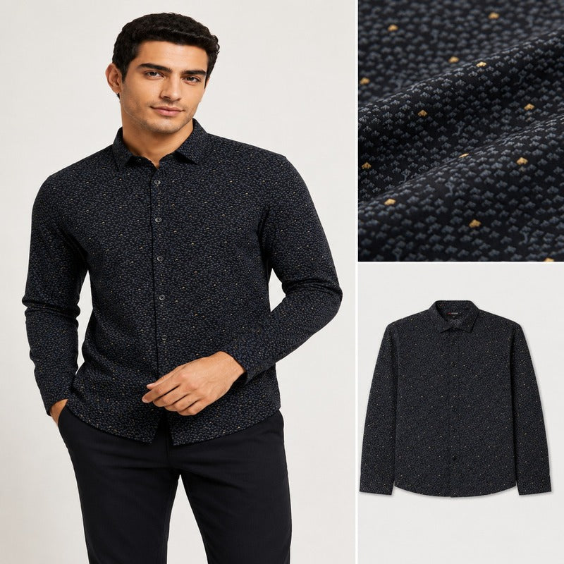 Diesel Cotton Lycra Printed Shirt
