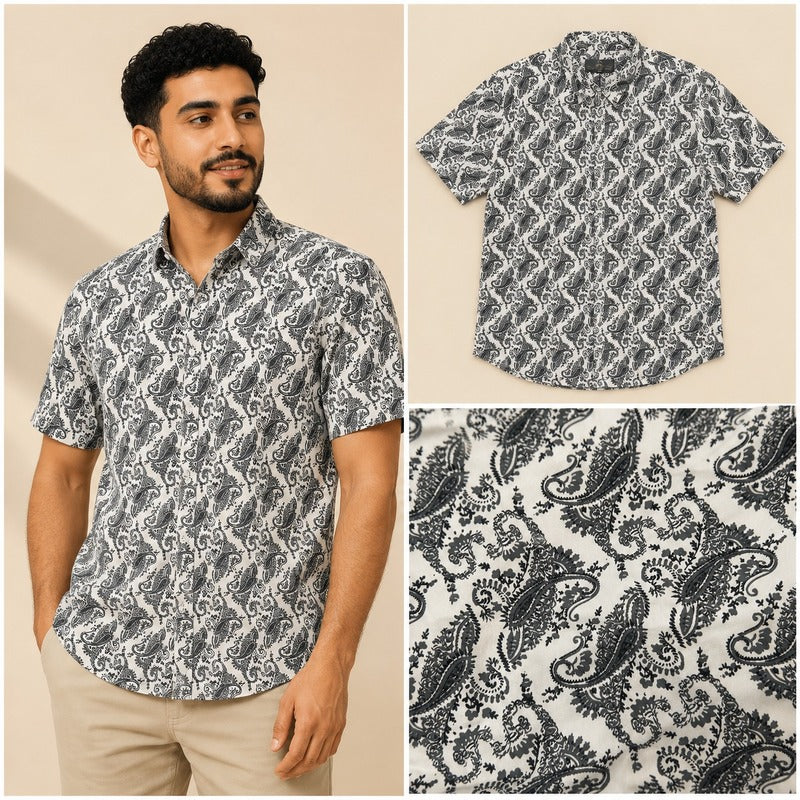 Burberry Classic Paisley Print Shirt – Luxury & Elegant Design