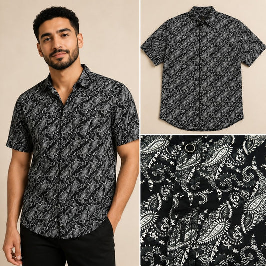 Burberry Classic Paisley Print Shirt – Luxury & Elegant Design
