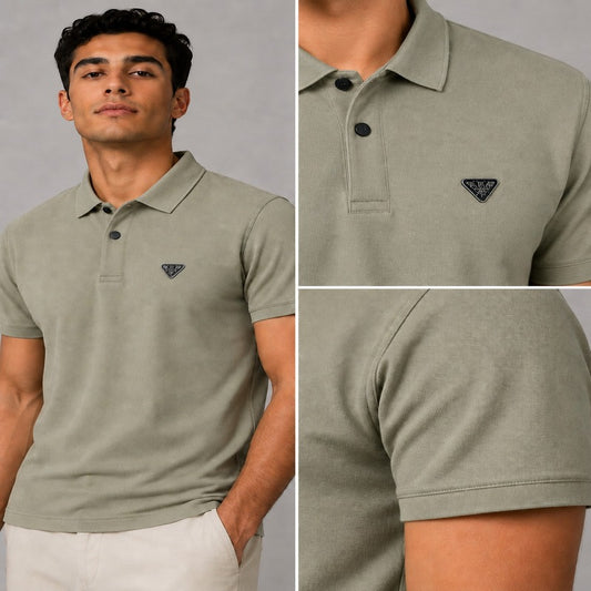 Emporio Armani Men’s Classic Logo Polo Shirt