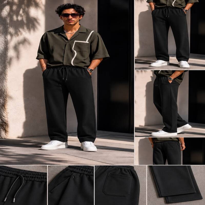 Loewe Men’s Wide Leg Sweatpants