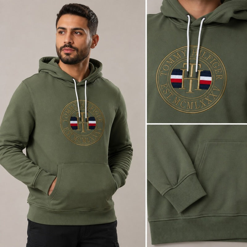 Tommy Hilfiger Embroidered Logo Hoodie