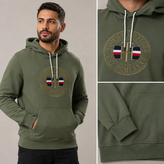 Tommy Hilfiger Embroidered Logo Hoodie