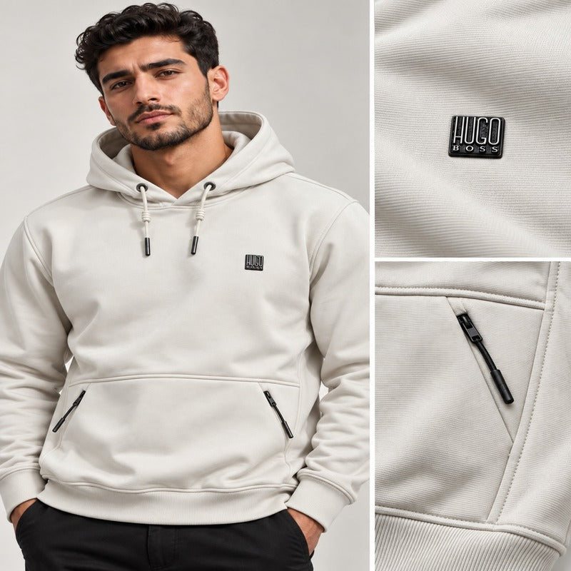 Hugo Boss Premium Zipper Pocket Hoodie