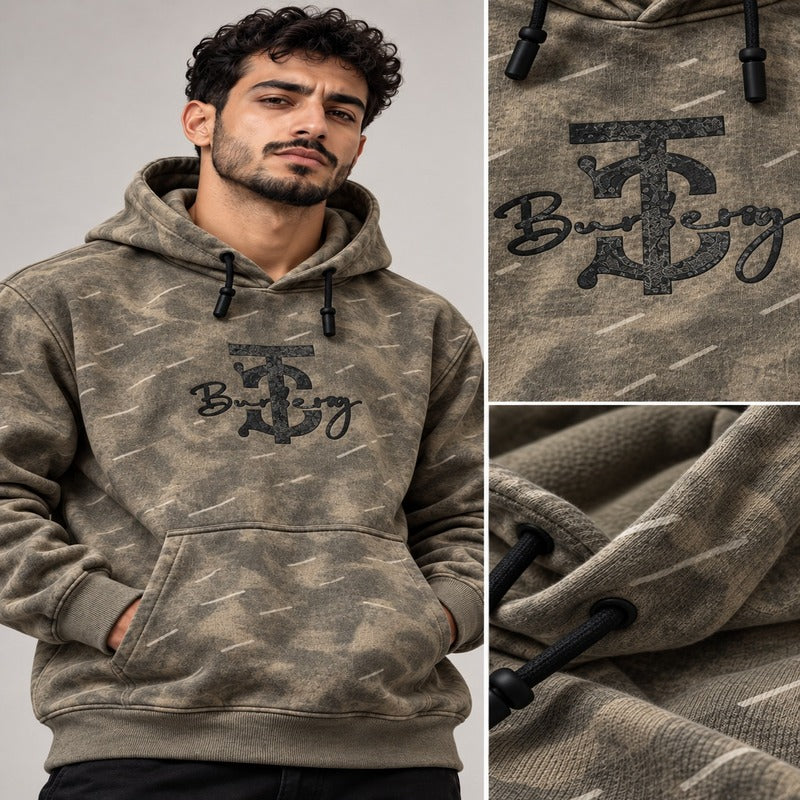 Burberry Vintage Washed Graphic Hoodie
