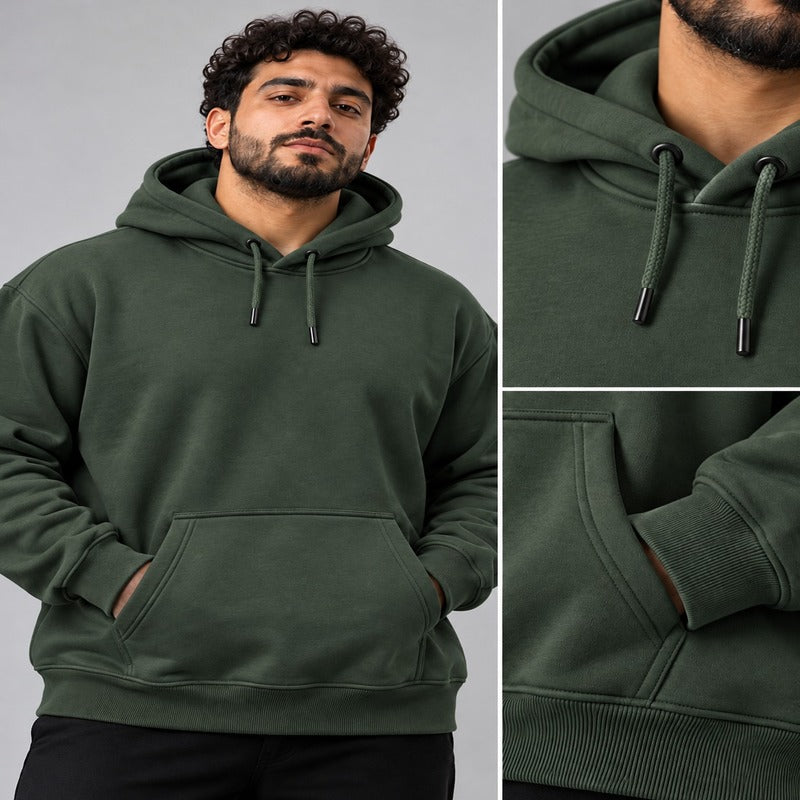 Versace Classic Plain Hoodie – Plus Size
