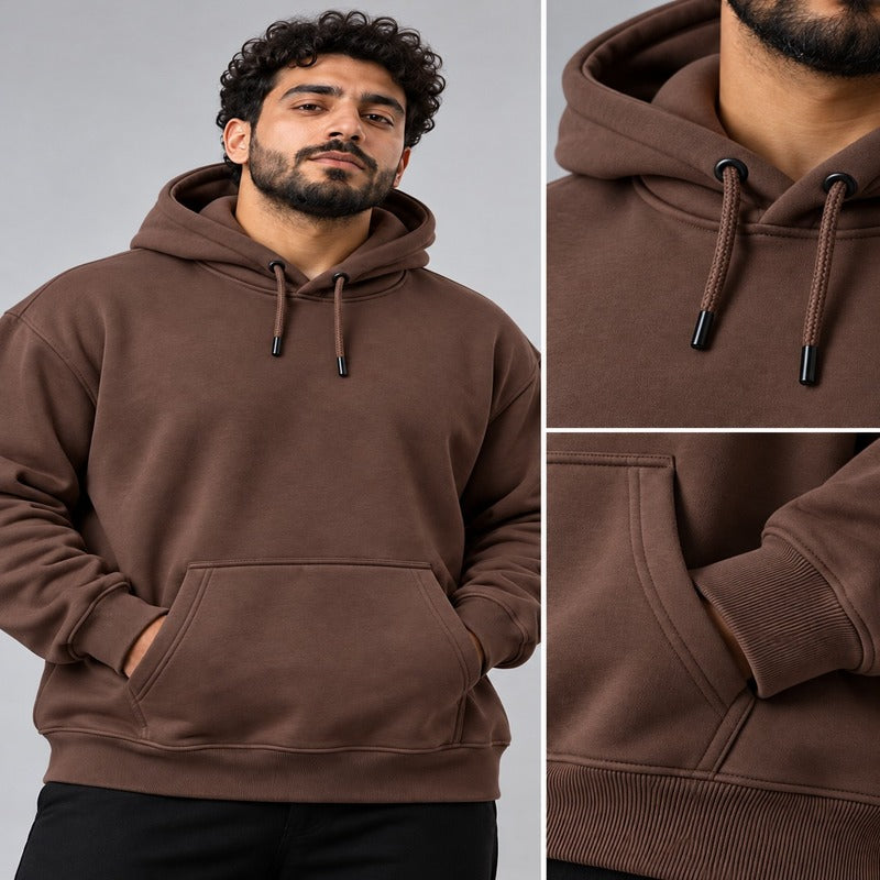 Versace Classic Plain Hoodie – Plus Size