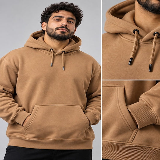 Versace Classic Plain Hoodie – Plus Size